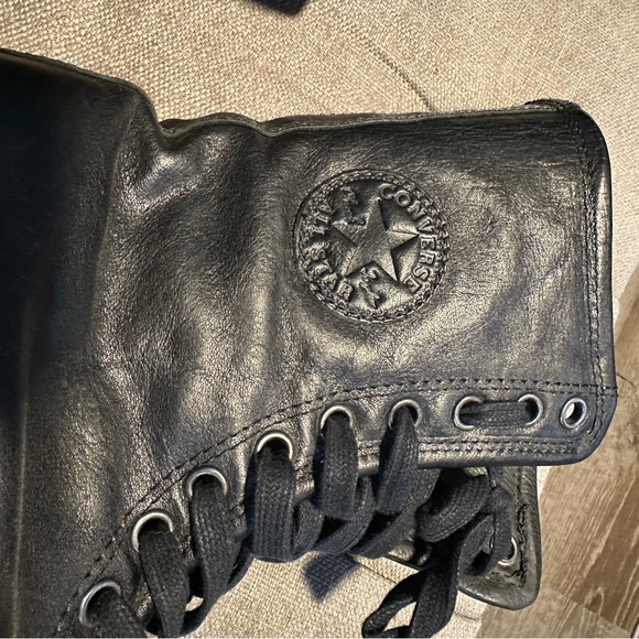 Converse black leather by John Varvatos - Picture 4 of 6